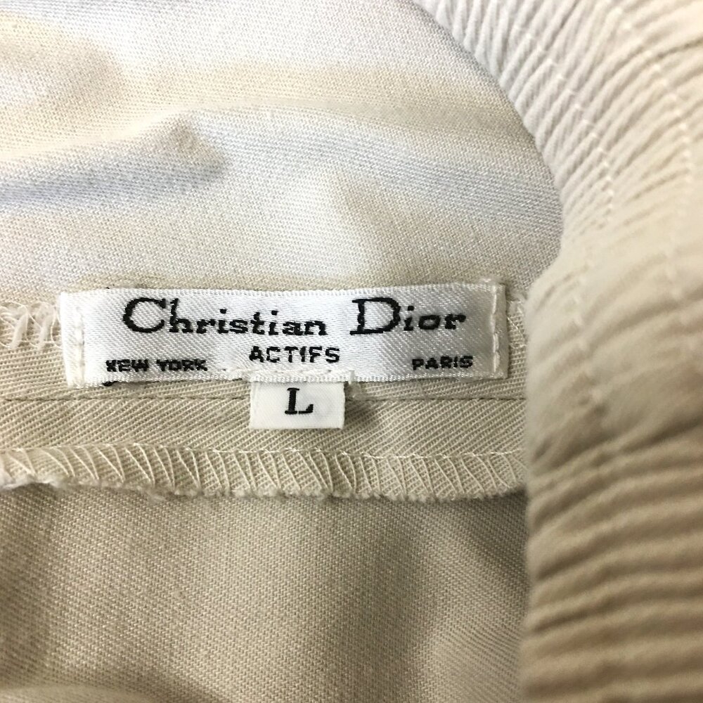 Vintage 𝐂𝐇𝐑𝐈𝐒𝐓𝐈𝐀𝐍 𝐃𝐈𝐎𝐑 "Actifs" Cotton Pull-On Pants - Picture 2 of 8